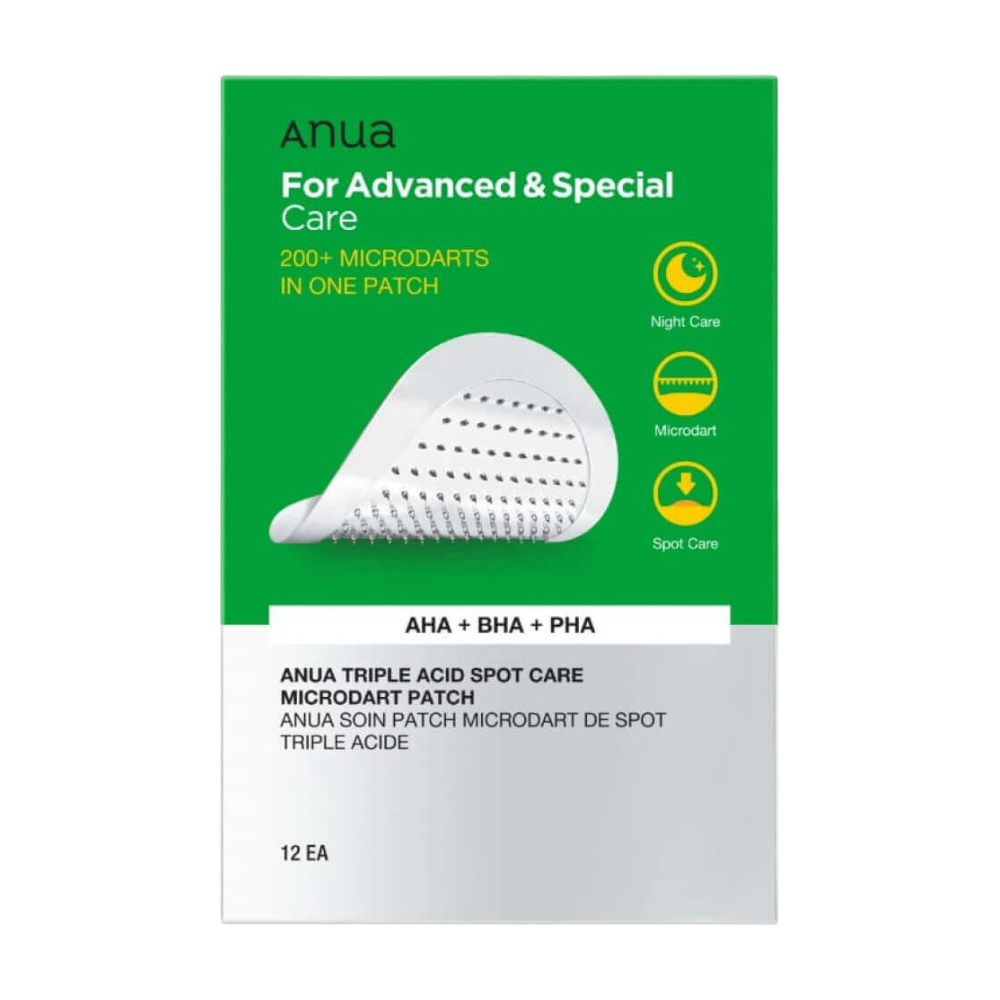 ANUA TRIPLE ACID SPOT CARE MICRODART PATCH ПАТЧИ ОТ ПРЫЩЕЙ 